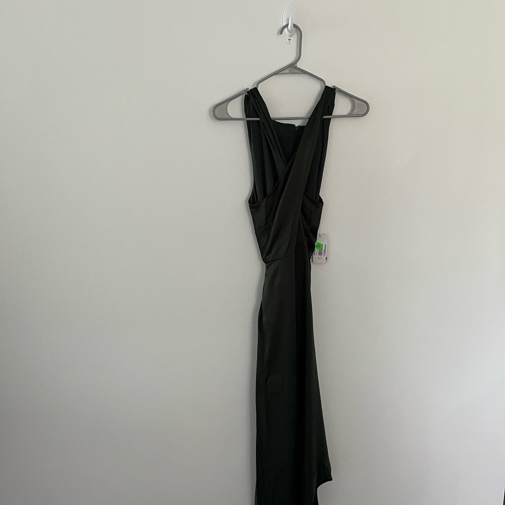 Gemstone Green Sleeveless Dress